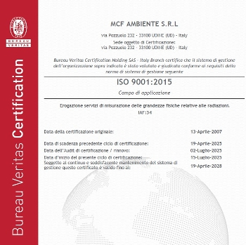 CERTIFICAZIONE ISO 9001